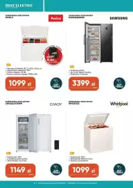 Max Elektro gazetka Strona 15: Zamrażarka skrzyniowa Amica €1.099,00, Zamrażarka skrzyniowa Whirlpool €1.099,00