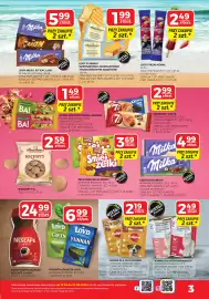Top Market gazetka Strona 3: Żelki Śmiejżelki Nimm2 €3,69, Lody o smaku śmietankowo-czekoladowo-truskawkowym Amartone €1,99
