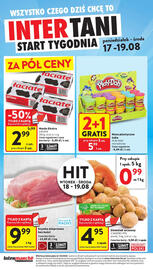 Intermarche gazetka tydzień 33 Strona 44: Ziemniak wczesny Z Sadów i Pól €4,95, Masło Ekstra Łaciate €2,99