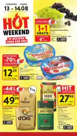 Intermarche gazetka tydzień 33 Strona 16: Lody o smaku pistacjowym śmietankowym i słonego karmelu Kolorowe Lato €12,29