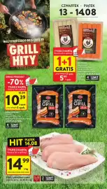 Intermarche gazetka tydzień 33 Strona 4: Kiełbaski z boczkiem Balcerzak €5,00, Filet z piersi kurczaka €14,99