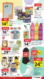 Intermarche gazetka tydzień 33 Strona 41: Pluszowa kredka Sun-Day 20 cm €14,99, Świecący pierożek Hoot €16,99