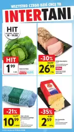 Intermarche gazetka tydzień 33 Strona 42: Kapusta biała €1,99, Schab Benedykta Duda €26,99