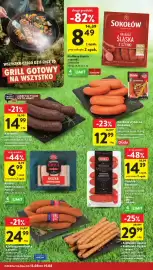 Intermarche gazetka tydzień 33 Strona 6: Kiełbasa śląska z szynki Sokołów €8,49, Kiełbasa morlińska z szynki Morliny €24,99