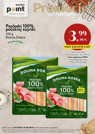 Market Point gazetka Strona 8: Parówki 100% polskiej szynki Dolina Dobra €3,99