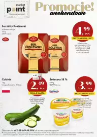 Market Point gazetka Strona 1: Ser żółty Królewski Sierpc €4,99, Cukinia polska €2,49