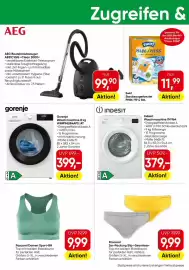 Eurospar Flugblatt Seite 2: AEG Beutelstaubsauger AB31C1GG Clean 3000 €99,90