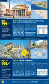 Lidl Reisen Prospekt Seite 12: Italien Sizilien Rundreise €999,00