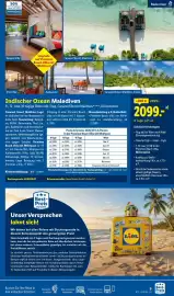 Lidl Reisen Prospekt Seite 9: Indischer Ozean Malediven €2.099,00