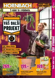 Hornbach leták Strana 1: Keramický květináč s podmiskou €199,00, Neudorff hnojivo pro celou zahradu €169,00