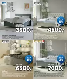 JYSK tilbudsavis Side 9: VELFJORDEN + FLYA kontinentalseng €3.500,00, VEFNA + MURU kontinentalseng €4.500,00