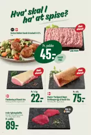 Min Købmand tilbudsavis uge 33 Side 2: Irske Tykstegsbøffer €89,00, Gestus Hakket Dansk Grisekød 8-12% €45,00