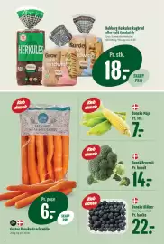 Min Købmand tilbudsavis uge 33 Side 4: Danske Majs €7,00, Kohberg Herkules Rugbrød eller Café Sandwich €18,00