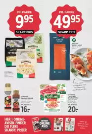 MENY tilbudsavis uge 33 Side 20: Røget laks €49,95, Jensens Køkken Sauce €16,00