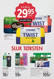 MENY tilbudsavis uge 33 Side 24: Carlsberg eller Tuborg alkoholfri øl (6 x 33 cl) €29,95