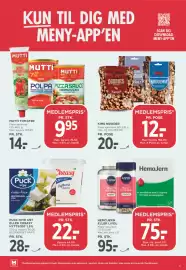 MENY tilbudsavis uge 33 Side 3: Kims Nødder €12,00, Mutti Tomater €9,95