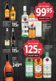 MENY tilbudsavis uge 33 Side 31: Tanqueray Gin €125,00, Renault V.S.O.P. Cognac €249,95