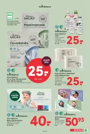 SPAR tilbudsavis uge 33 Side 12: Grøn Balance All-In-One Opvasketabs / Maskinopvask €25,00, Grøn Balance Bleer €50,93
