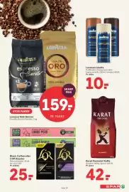 SPAR tilbudsavis uge 33 Side 20: Lavazza Hele Bønner €159,00, Black Coffee eller L'OR Kapsler €25,00