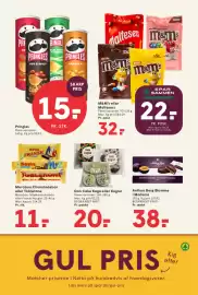 SPAR tilbudsavis uge 33 Side 23: Pringles €15,00, M&M's eller Maltesers €32,00