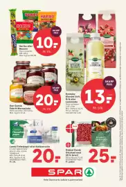 SPAR tilbudsavis uge 33 Side 25: Den Gamle Fabrik Marmelade €20,00, Rynkeby Blandet Saft / Rigtig Lemonade €13,00