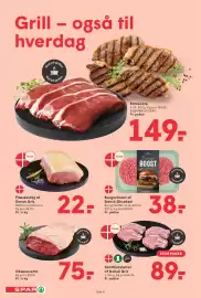 SPAR tilbudsavis uge 33 Side 4: Flæskesteg af Dansk Gris €22,00, Oksecuvette €75,00
