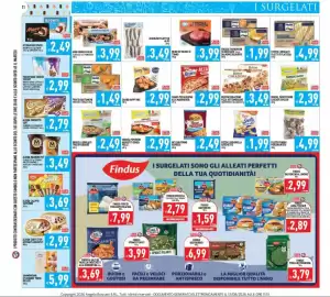 Volantino Pim Supermercati Pagina 11: Frosta fishburger di merluzzo €1,99, Buitoni Creazione pizza rettangolare €3,49