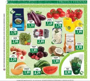 Volantino Pim Supermercati Pagina 9: Basilico / Menta €0,99, Susine scure variegate €1,99