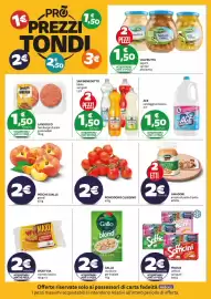 Volantino PRO7 Supermercati Pagina 3: San Benedetto bibite €1,50, Valfrutta legumi vari tipi €1,50