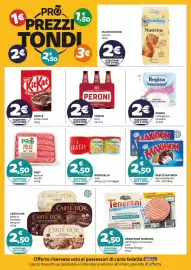 Volantino PRO7 Supermercati Pagina 4: PRO7 salsiccia di pollo €2,50, Maxibon classic Nestlé €2,50
