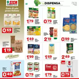 Volantino Sisa Pagina 12: De Cecco lasagne €1,69, Curtiriso gallette riso/riso e mais/mais €0,79