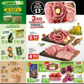Volantino Sisa Pagina 2: Naturizia insalata €2,19, Uva Red Globe €2,99