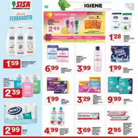 Volantino Sisa Pagina 22: Parodontax collutorio extra fresh/fresh mint €4,99, Tempo carta igienica comfort €1,99