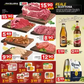 Volantino Sisa Pagina 3: Amadori Smash Burger Hamburger Bacon Classico €1,79, Amadori alette di pollo €3,99