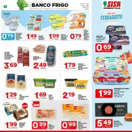 Volantino Sisa Pagina 7: Leoncini mortadella €2,49, Granarolo/Yomo yogurt alta qualità magro alla frutta €1,99