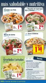 Folleto Abordo Página 3: Delicias - arroz 6 €1,50, Alcachofas cortadas €1,99