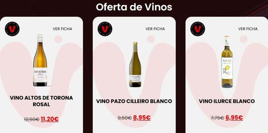 Catálogo Vinalium Página 2: Blanco - vino pazo cilleiro €8,95, Blanco - vino €6,95