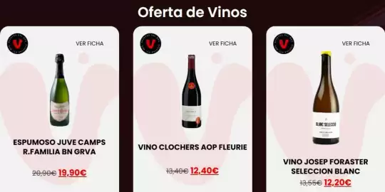 Catálogo Vinalium Página 1: Blanc de blancs - vino seleccion forastex blanc €12,20, Vino clochers aop fleurie €12,40