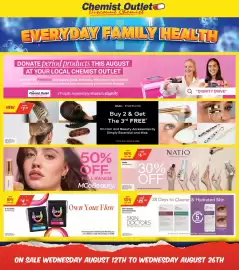 Chemist Outlet catalogue Page 1: Natio Selected Range €6,89, Skin Doctors Cosmeceuticals Selected Range €25,99