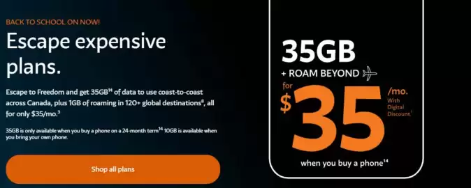 Freedom Mobile flyer Page 2