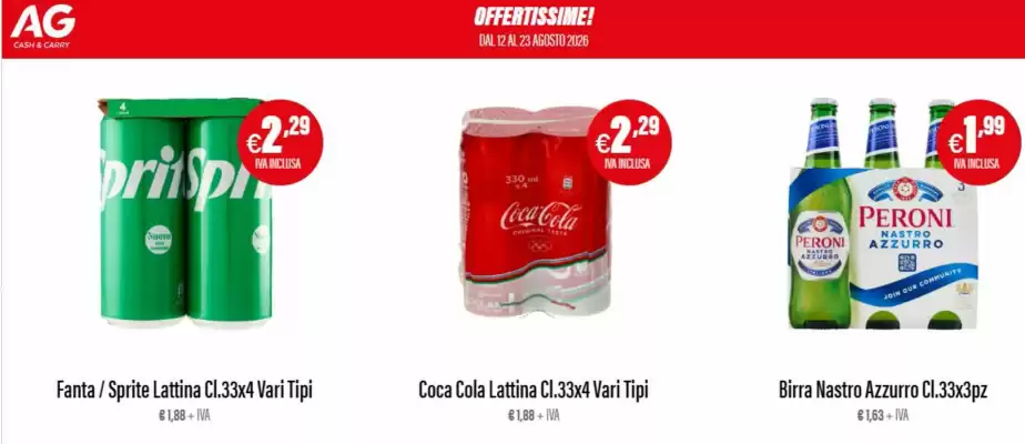 Ag Cash Carry (valido fino al 23-08)
