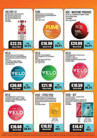 Bestway leaflet week 33 Page 20: Ivg pro-12 €10,95, Xqs nicotine pouches black cherry €5,50