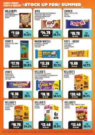 Bestway leaflet week 33 Page 11: Lyon's toffypops €8,39, Kellogg's krave c'mel white choc €13,49