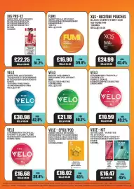 Bestway leaflet week 33 Page 20: Ivg pro-12 €10,95, Xqs nicotine pouches black cherry €5,50