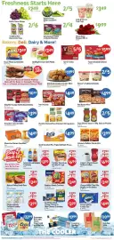 Homeland Market weekly ad week 33 Page 2: Red Baron Pizza €4,99, Folger's Classic Roast Instant Coffee €6,99