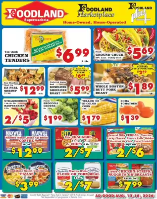 Foodland weekly ad (valid until 18-08)