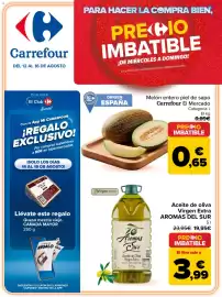 Folleto Carrefour Página 1: Carrefour El Mercado melón entero piel de sapo €0,65