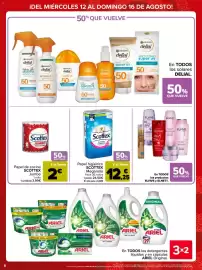Folleto Carrefour Página 6: Elvive y elnett, Scottex papel higiénico Megarollo €12,25