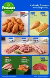 Catálogo Walmart Express semana 33 Página 3: Pechuga de pollo sin hueso €172,00, Milanesa de bola €250,00