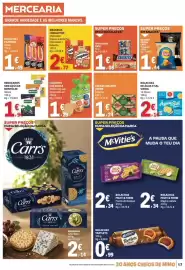 Folheto E.Leclerc semana 33 Página 17: Dragoeias conguitos €2,77, Chocolate twix €1,08